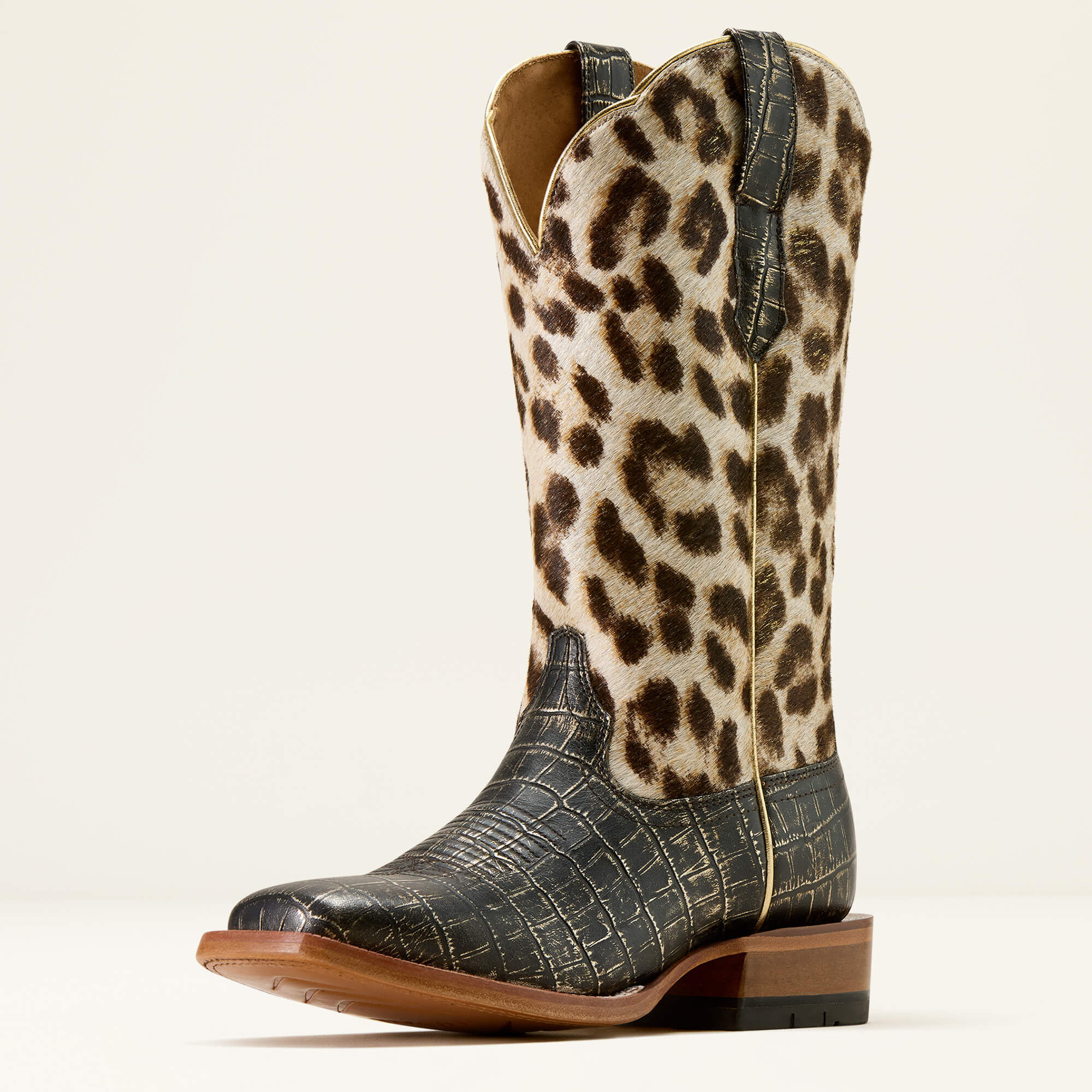 Frontier Farrah Wide Square Toe Western Boot