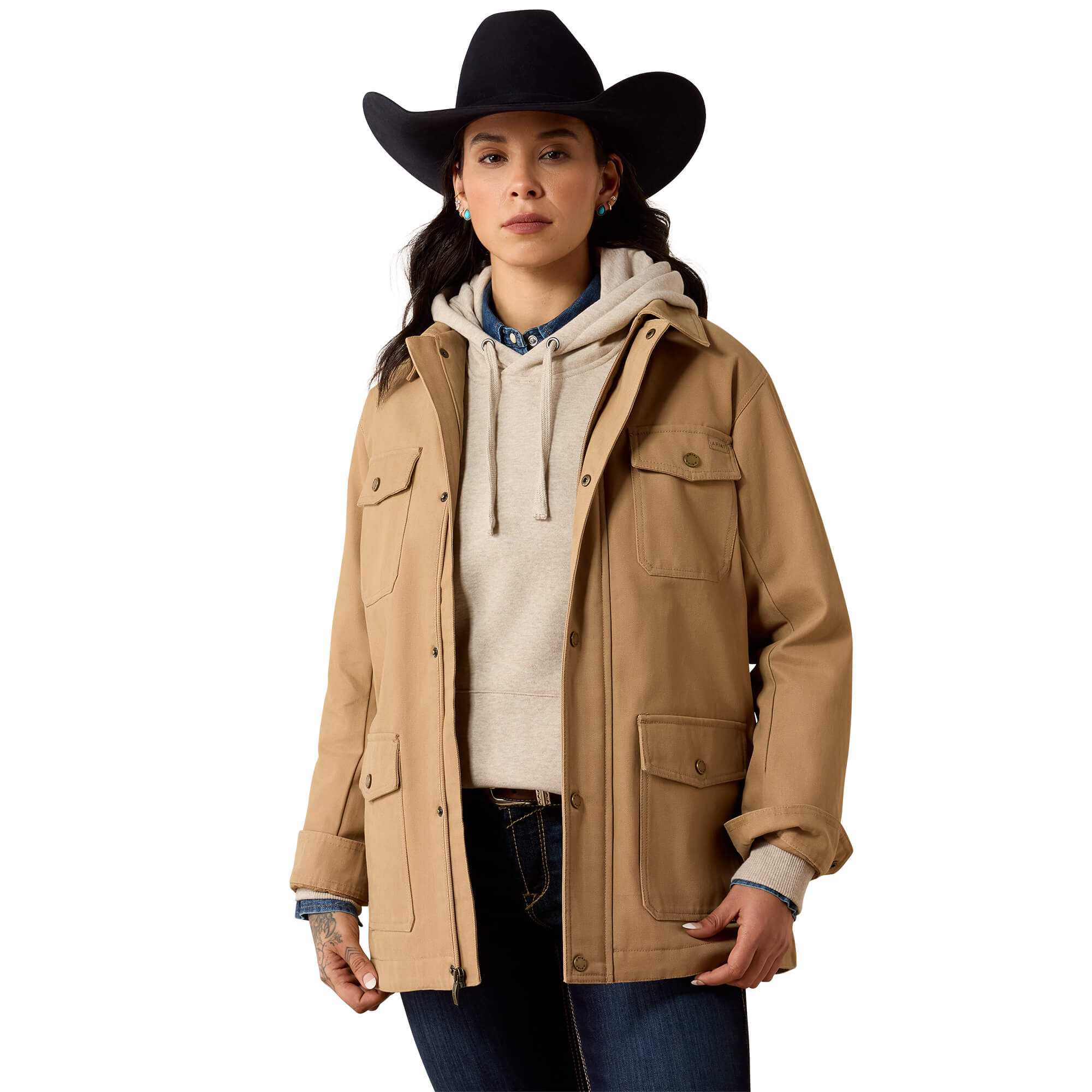 Western Canvas Chore Jacket